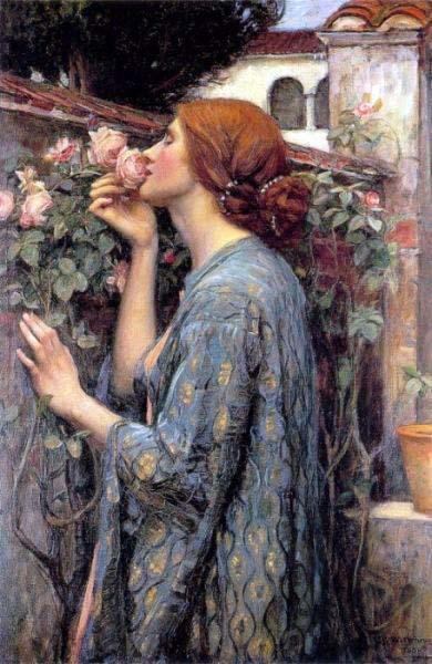 John William Waterhouse The Soul of the Rose or My Sweet Rose oil painting picture